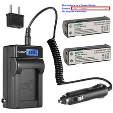 Kastar Battery LCD AC Charger for Konica Minolta NP-700 Dimage X50 Dimage X60