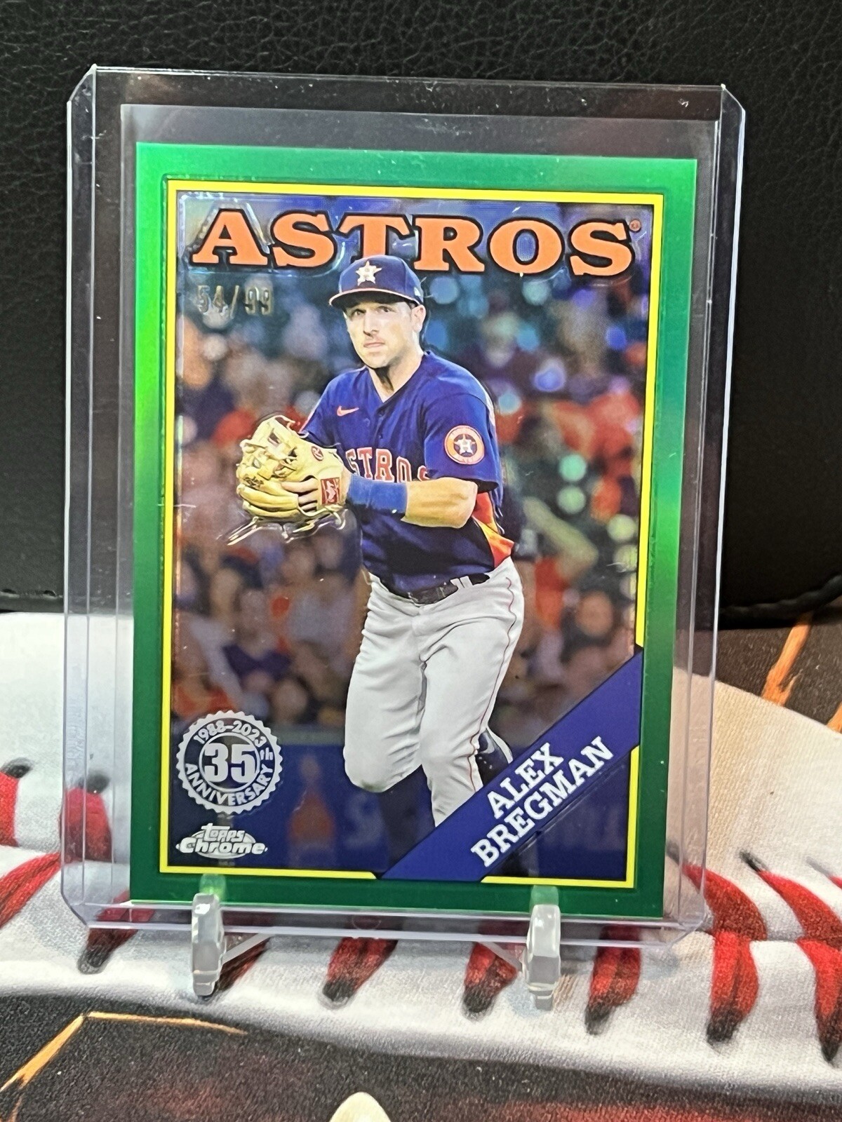 2023 Topps Chrome - 1988 Topps Baseball Green Refractor #88BC-7 Alex Bregman /99