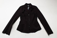 M2057 By Maria Pinto Women's Notch Lapel Tyler Blazer Jacket Cf6 Oxblood Size Xs