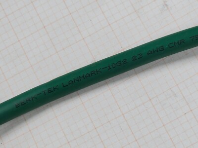 Berk-Tek 10138770 23/4P LANmark-10G2 Cat6A UTP Network Cable CMR Green /100ft