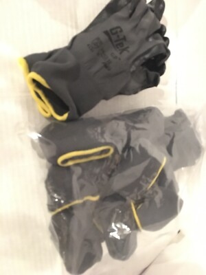 PIP G-Tek GP Palm Coated Gloves Lot Of 10 Pairs Medium # 34-C232 (4131)