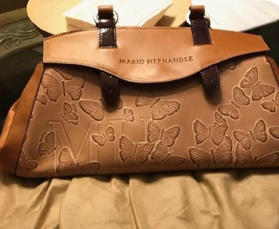 Mario Hernandez En Relieve Mariposa Bolso De Mano Bolso-Nuevo | eBay