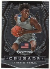 JAMES WISEMAN 2020 Prizm Draft #82 RC Rookie GOLDEN STATE WARRIORS