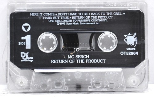 MC SERCH "Return Of The Product" 1992 Cassette Columbia OT52964 - Picture 3 of 4