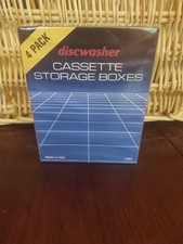 Discwasher Cassette Storage Boxes 1ea 4 Pack-Brand New-SHIPS N 24 HRS