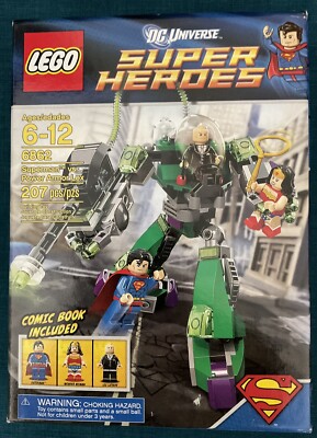 LEGO DC UNIVERSE SUPER HEROES 6862 Superman vs. Power Armor Lex NEW SEALED