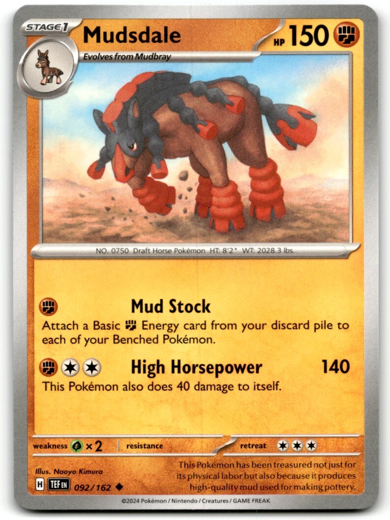 mudsdale pokemon card value Pokemon Trading Card TCG Mudsdale #92