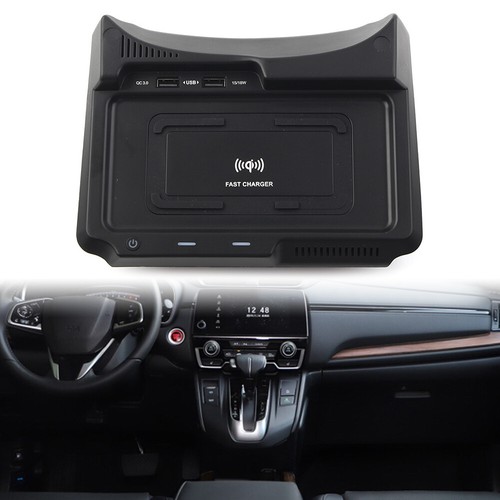 Singkin Wireless Car Charger For Honda CRV 2023 2024 2025, Dual Wireless Fast Phone Charging Pad For 6th Gen Honda CR-V LX EX Sport Hybrid Center Console Panel Interior Accessories Upgrades - View #6