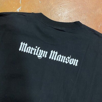 Vintage Marilyn Manson Got Violence? Long Sleeve Band Tee Shirt