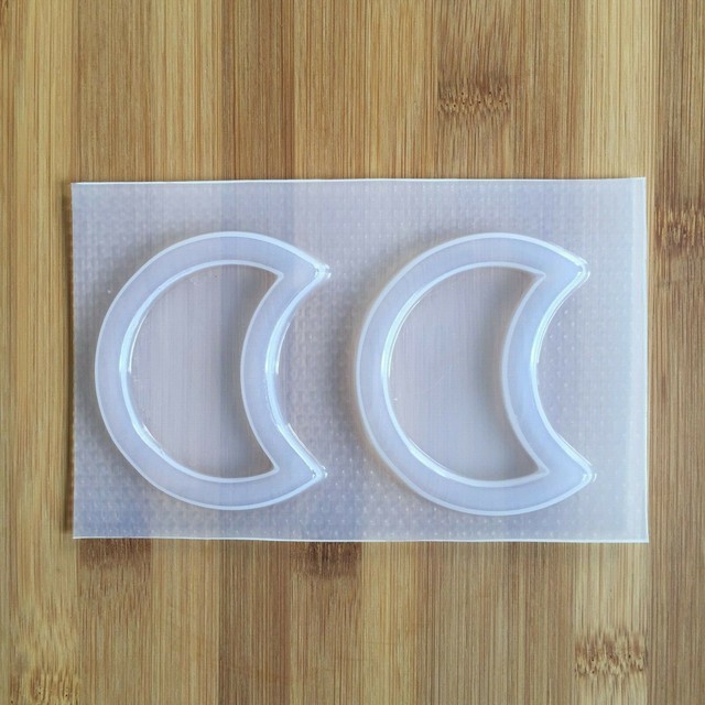 Crescent Moon Mold Shaker Resin Mould Food Safe Fat Chibi ...