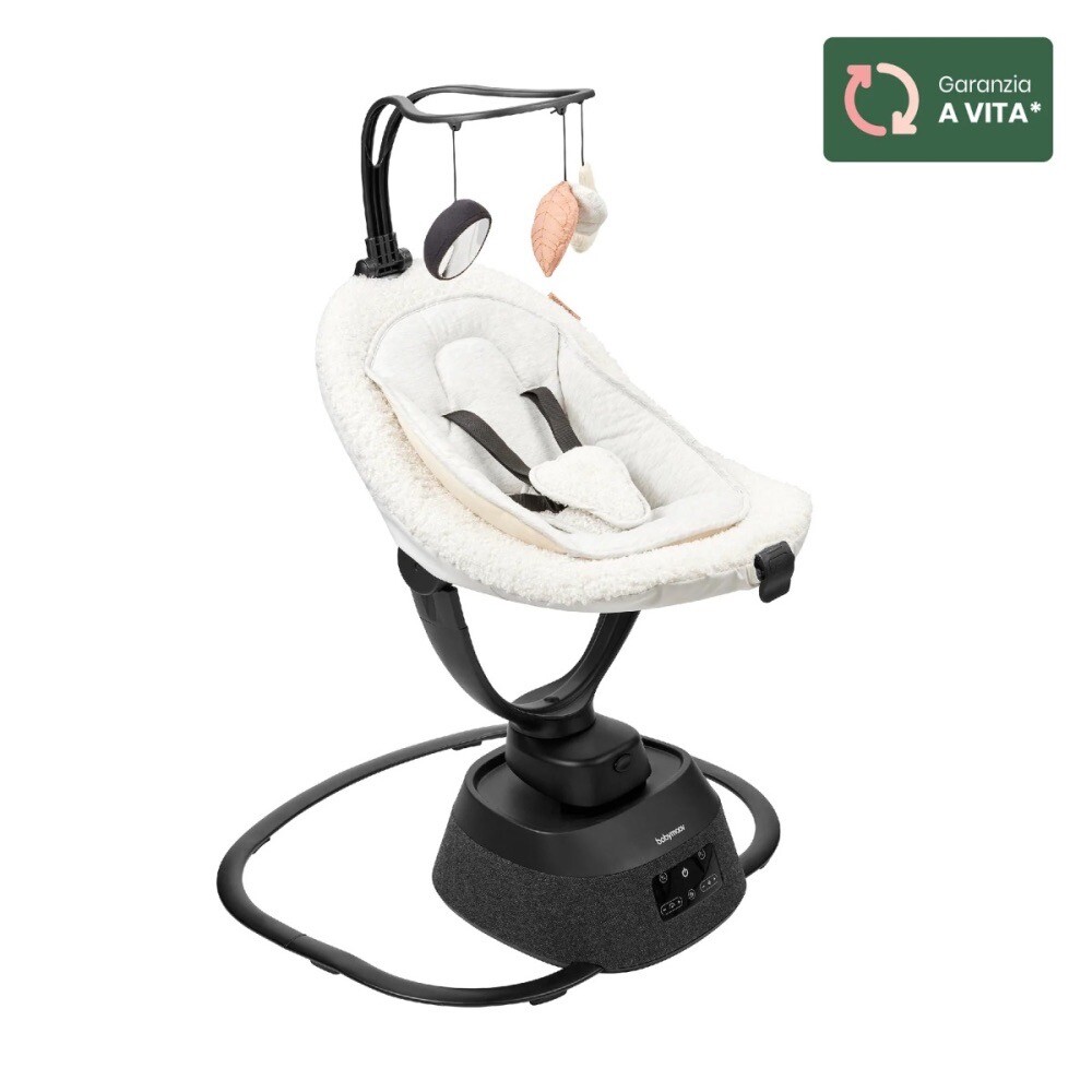 Babymoov Altalena Swoon Evolution Curl White Con Telecomando