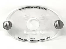 Ridgid R86044SB Palm Router Acrylic Base Plate