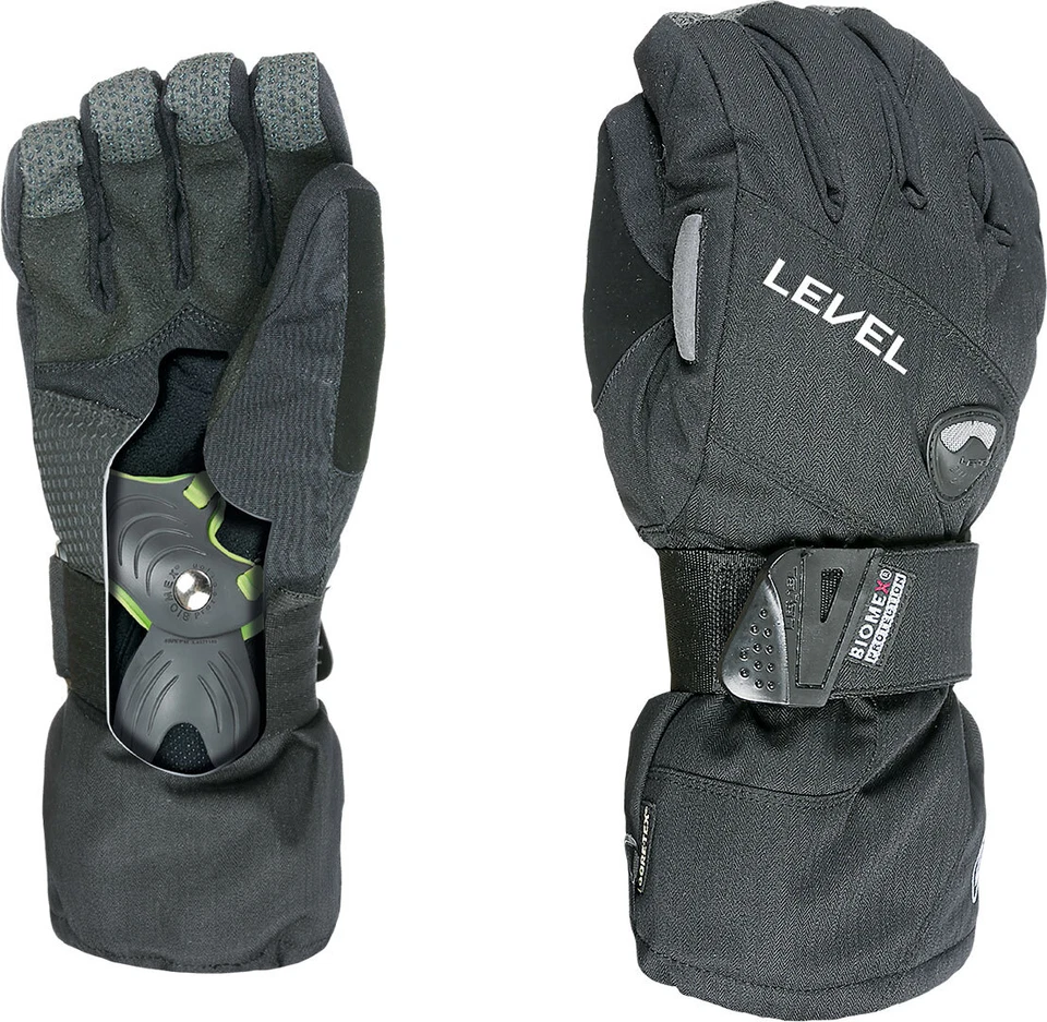 LEVEL Ski Snowboard handschuhe HALF PIPE GTX Handschuh 2026 black Gloves Winter