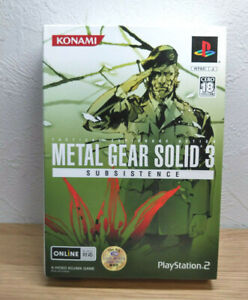 Metal Gear Solid 3 Subsistence Limited Edition PS2 PlayStation 2 Japan fast ship 4988602127041