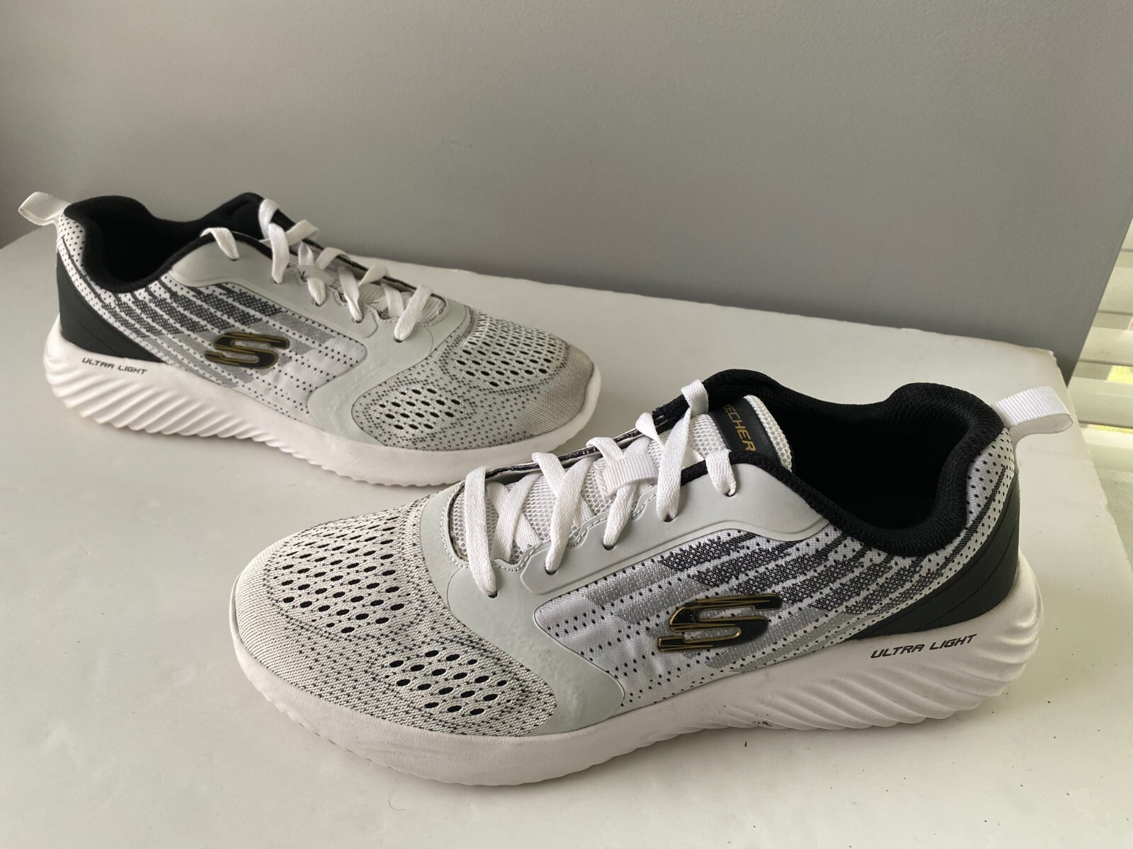 SAOLA Scarpe da ginnastica ultraleggere uomo taglia 11 5 Skechers Bounder Verkona 232004