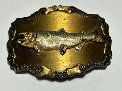 Raintree Buckle Company Fish vintage belt buckle