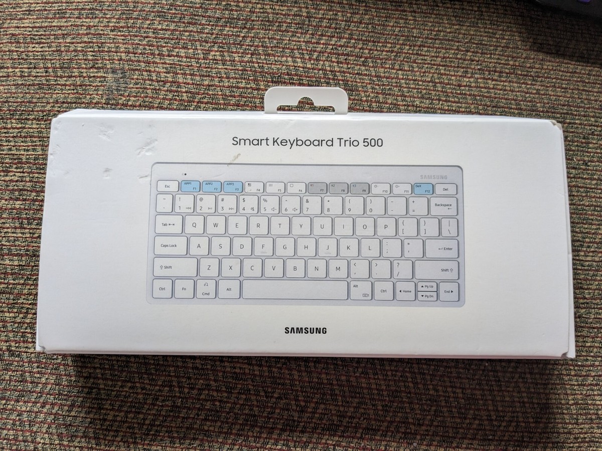 Samsung スマートキーボード　Trio 500　白 Amazon.com: SAMSUNG Official Smart Keyboard Trio 500 (EJ