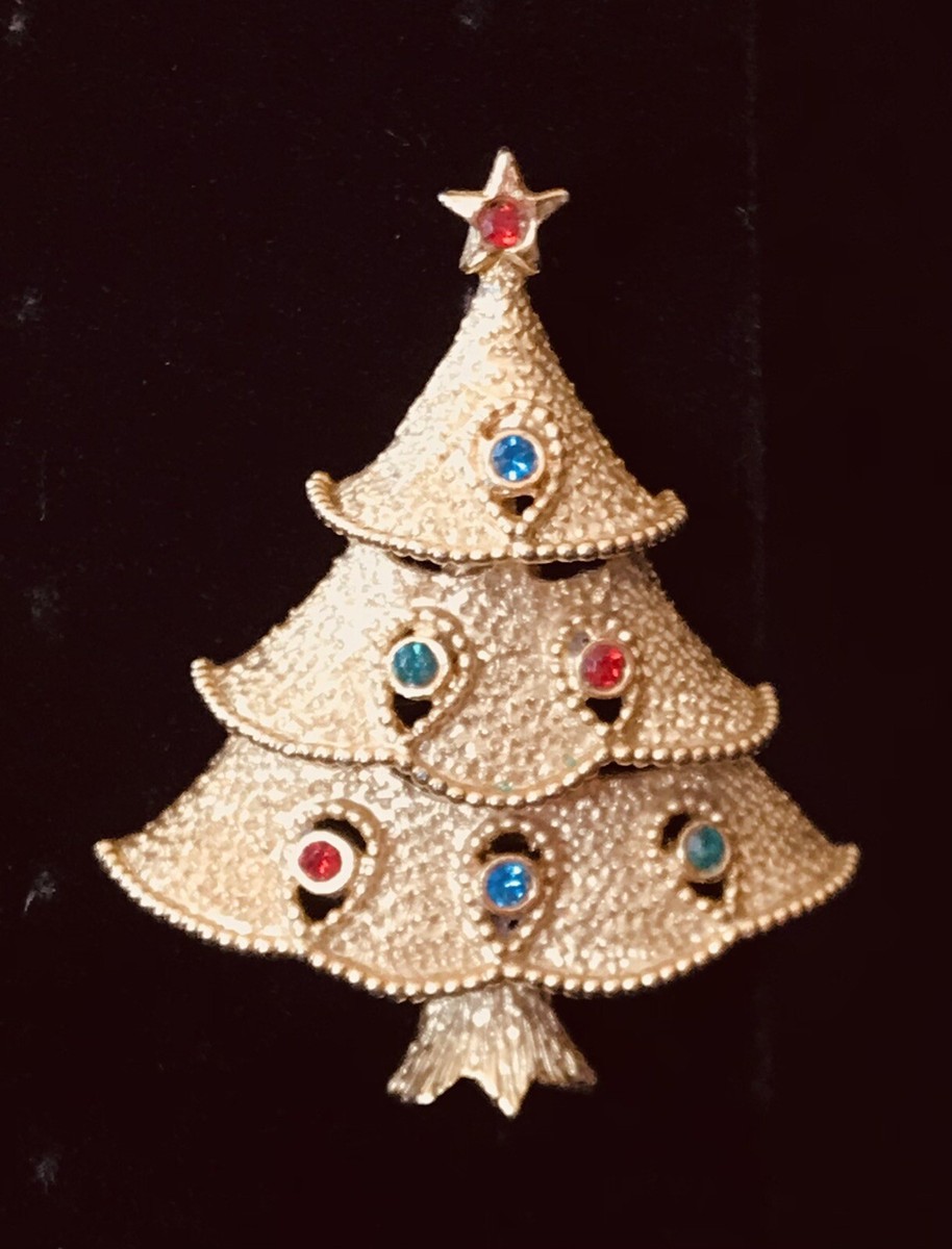 Vintage Christmas Tree JJ-Jonette Jewelry co