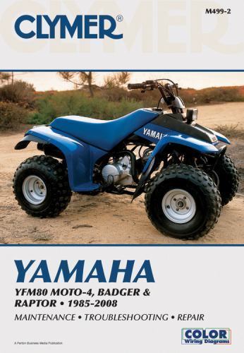 1985 - 2008 Yamaha YFM80 MOTO-4 BADGER RAPTOR Clymer Service Repair Manual M4992 - Picture 1 of 1
