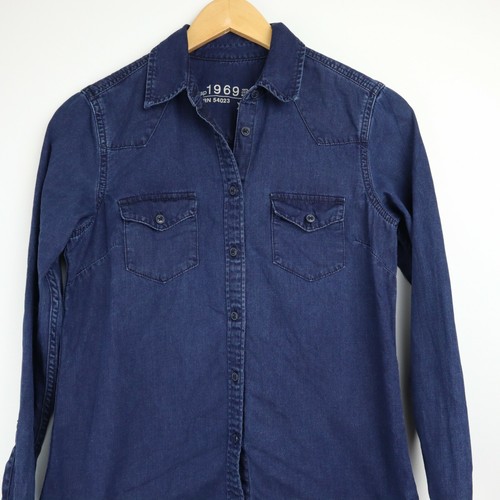 Womens Gap 1969 Denim Shirt Size XS 