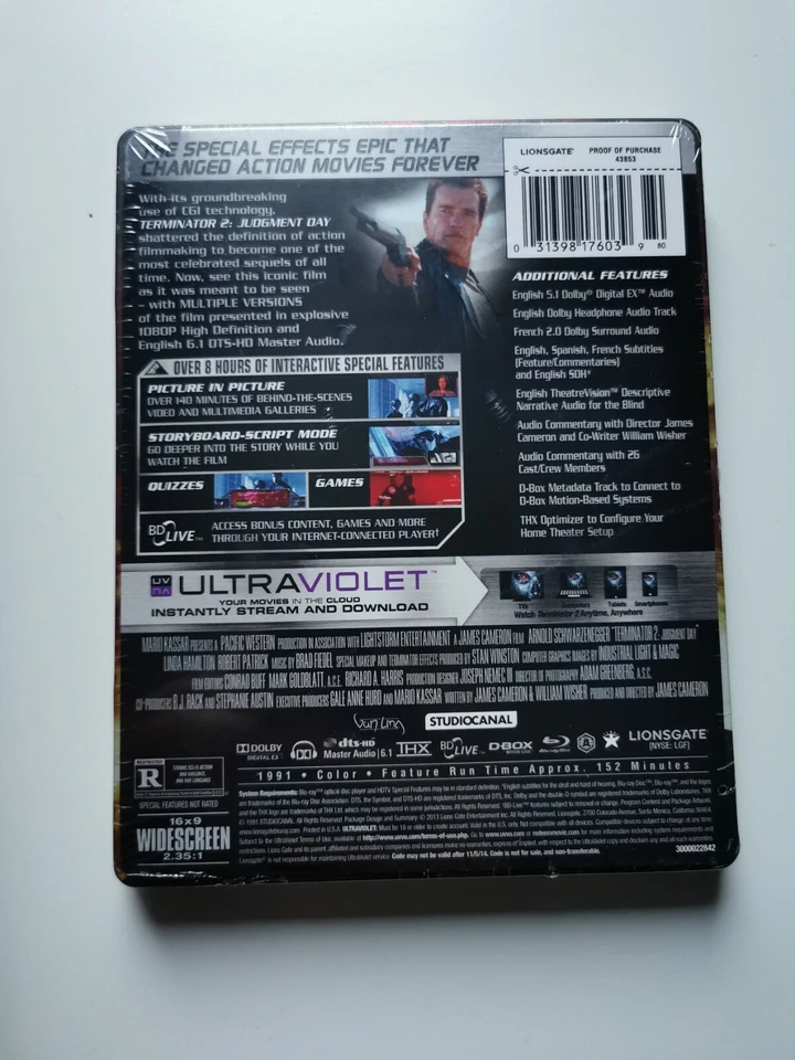 Terminator 2 Best Buy Blu-ray  Steelbook Neu und OVP - Bild 4 von 4