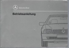 MERCEDES SL 500 ..  R 129 Betriebsanleitung 1991 Bedienungsanleitung Handbuch BA