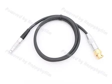Male 0B 5pin to Male BNC Time Code TC Cable for Zaxcom,ARRI Mini,Sound Devices