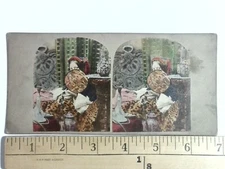 Opium Den Woman Hand Colored EARLY Stereoview Antique c1855 Y20625