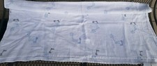 Baby ADEN  ANAIS baby Giraffe Blanket Swaddle Blues Cotton Muslin RARE