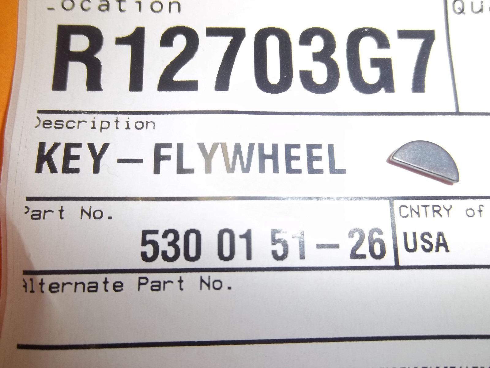 Husqvarna Flywheel Key Fits Chainsaws 530015126 OEM for sale online eBay