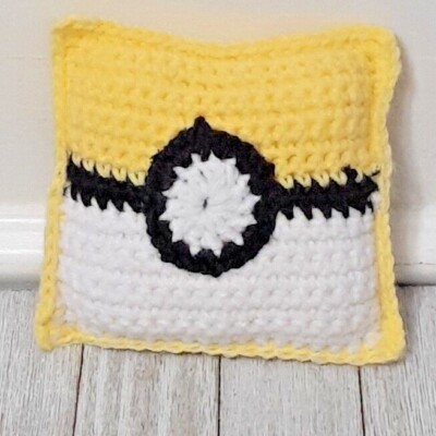 Crochet Yarn Thread Tooth Fairy Pillow Handmade in USA 