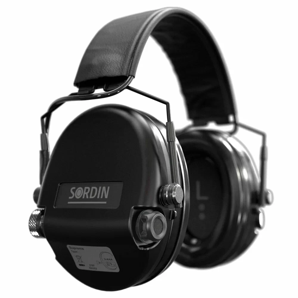 Casque Sordin Supreme MIL AUX SFA (atténuation flexible)