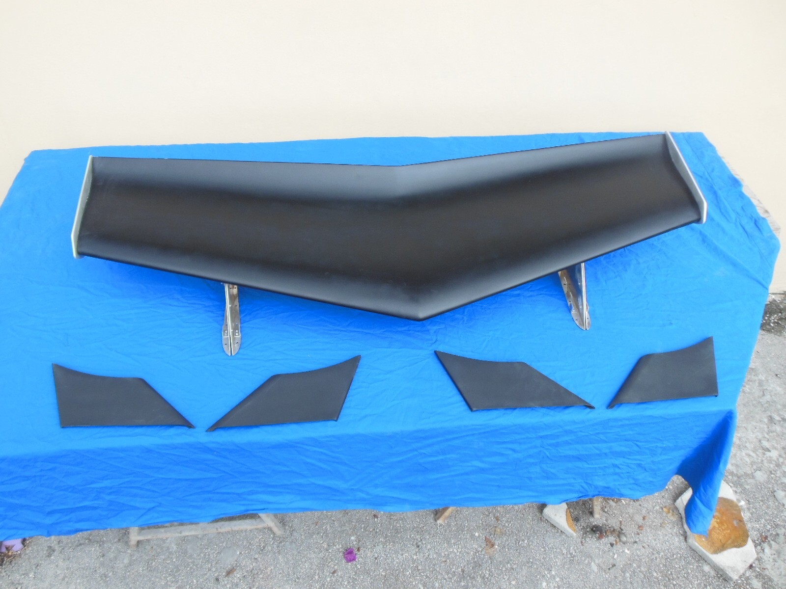 Lamborghini Countach 2Valv rear Wing Complete 9pc FRP Composite No Rust Made USA
