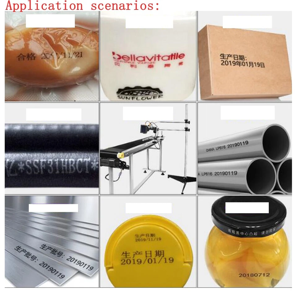 Handheld Tintenstrahldrucker Code Datum Wörter QR Barcode Machine 600DPI 2-13mm - Bild 4 von 4