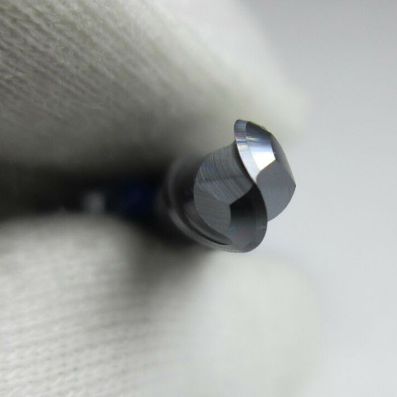 Improved Performance 6mm HRC45 Tungsten Carbide Ball Nose End Mill