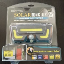 Bell+Howell SOLAR Bionic Light Motion Sensing Activated 50 LED Spotlight 2 Modes