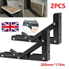 2X Campervan Folding Shelf Bra…