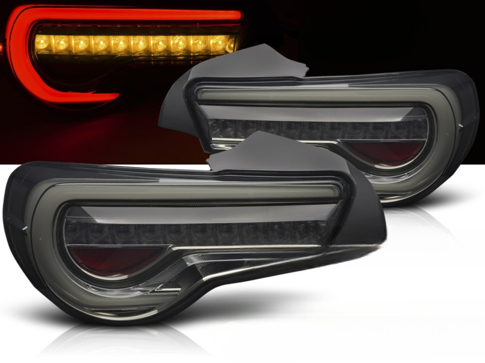 Feux arriere FULL LED BAR pour Toyota GT86 de 2012 a 2021 coloris fume - Piece 41475712