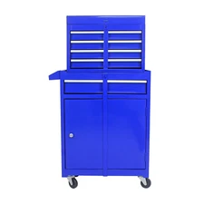 Detachable 5 Drawer Rolling Tool Chest Cabinet Tool Box with Adjustable Shelf