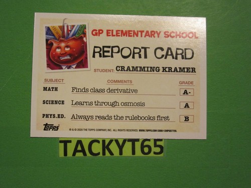 2020 GPK LATE TO SCHOOL SINGLE CARD(S) NEW YOU CHOOSE - Picture 42 of 80