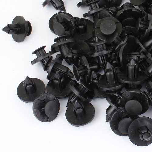 100pcs 8mm Hole Car Plastic Rivets Body Fastener Bumper Push Clips for Nissan - Picture 11 of 12