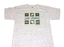 Rare! Vintage 2000s Las Vegas Nevada Poker Aces Roulette 777 T-Shirt New! LARGE
