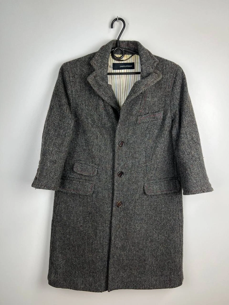 Cappotto donna lusso lana Dsquared2 taglia 44