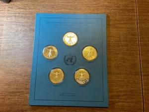 1972 World Health Day Commemorative Medals Sterling Silver United Nations.