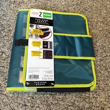 Mead Five Star 2" Binder 580 Sheet Capacity Exterior 5 tab Expanding File Green
