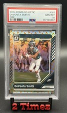 2024 Panini Donruss Optic - Devonta Smith Fire  PSA 10 *Eagles