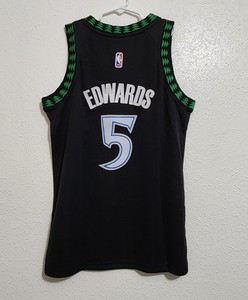 YOUTH MINNESOTA T-WOLVES Anthony Edwards #5 Stitched Jersey SZ L (14/16) NWT 