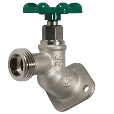 1 Pc. 1/2" Female X 3/4" GHT Sillcock, Garden Valve, Lead Free Brass, Multi-Turn