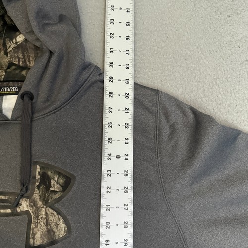 Under Armour Felpa con Cappuccio Uomo Taglia 2XL Grigio Pullover Storm - Foto 4 di 8