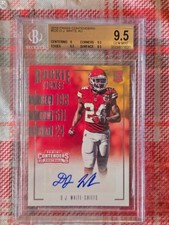 2016 Panini Contenders #220 DJ White Rookie Ticket Auto BGS 9.5 Gem Mint Auto 10